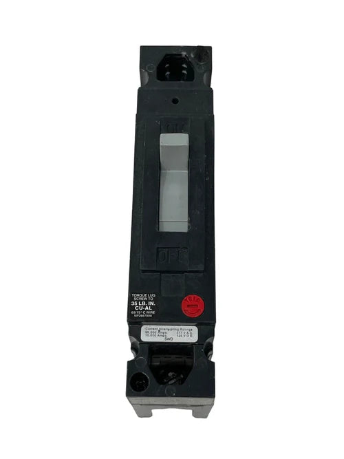THED113020 – General Electric 20A 1-Pole Thermal Magnetic Circuit Breaker, 277V AC 65 kAIC, E150 Frame