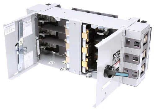 Siemens V7E3622R Panel Mount Switch – Vacu-Break Series – 60A – 3 Pole – 600VAC – Fused Double Branch Unit – 100kAIC