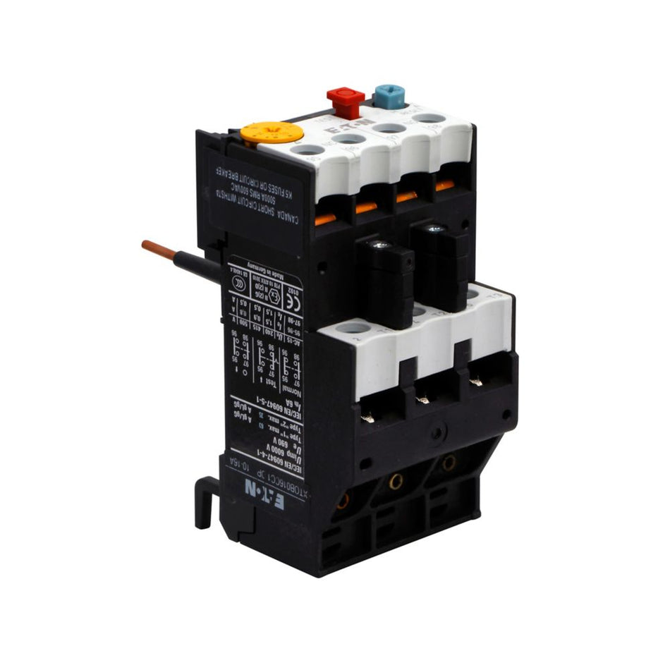 Eaton XTOB016CC1 XT IEC Bimetallic Overload Relay – 12–16A, Direct Mount, 45 mm Frame