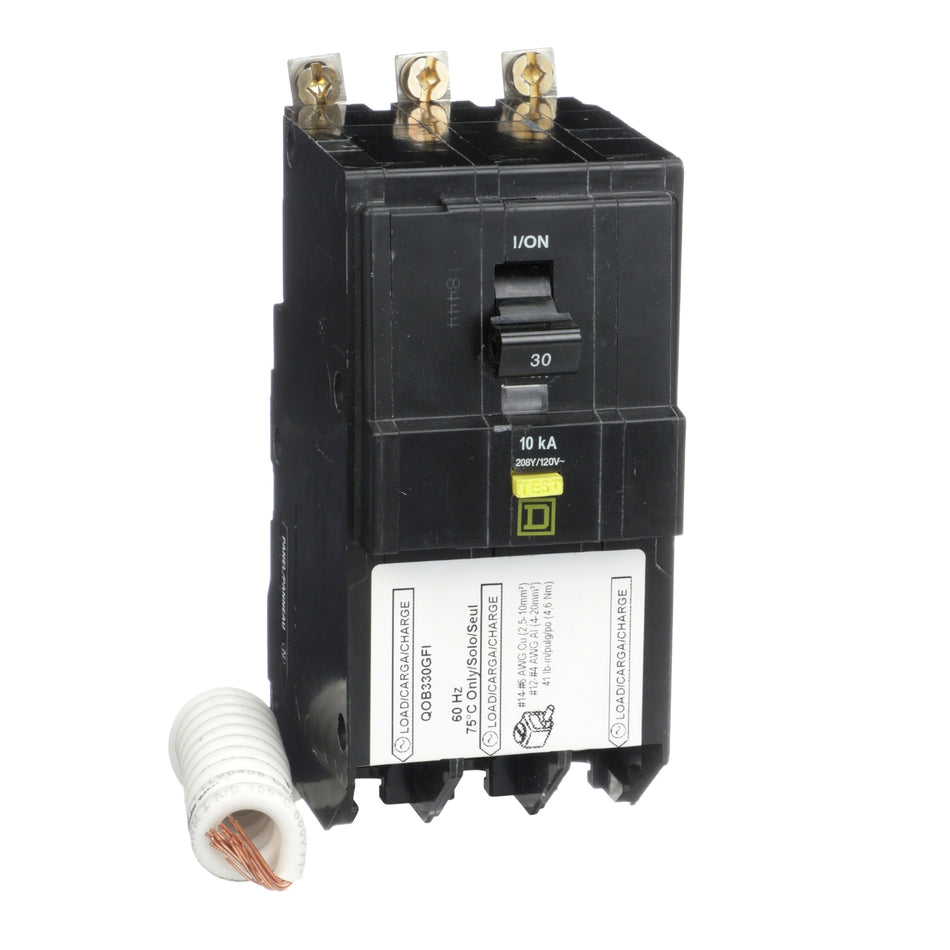 QOB330GFI - Square D - 30 Amp GFCI Breaker