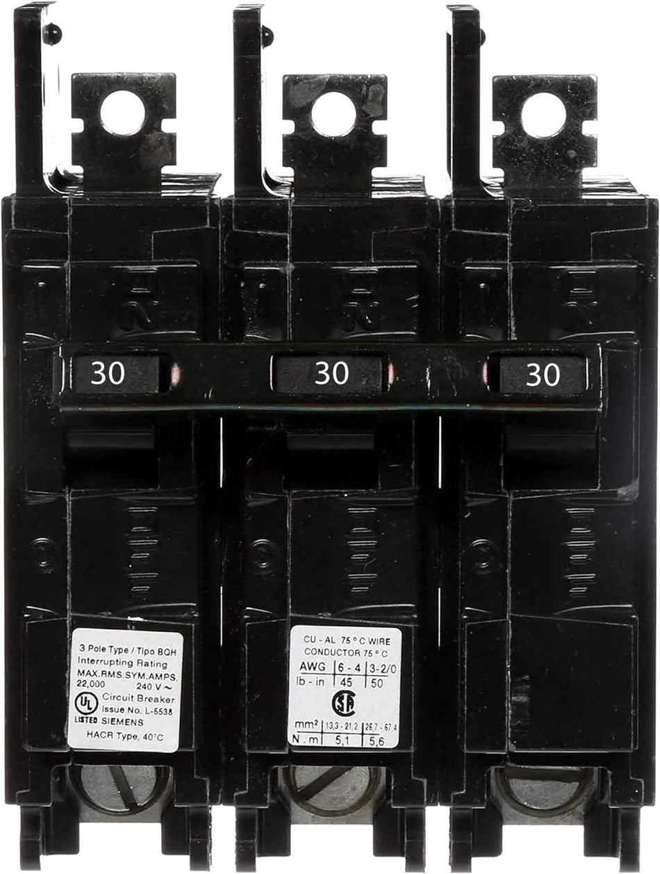 BQ3B030H - Siemens - 30 Amp Molded Case Circuit Breaker