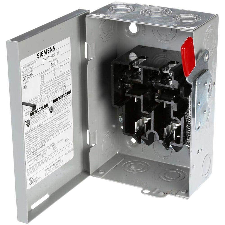 GF221N - Siemens - 30 Amp General Duty Safety Switch