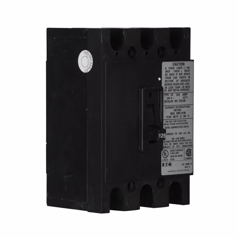CC3125 - Eaton - Main Circuit Breaker