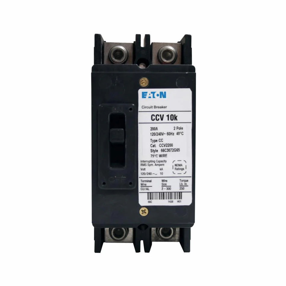 CCV2225 - Eaton - Main Circuit Breaker