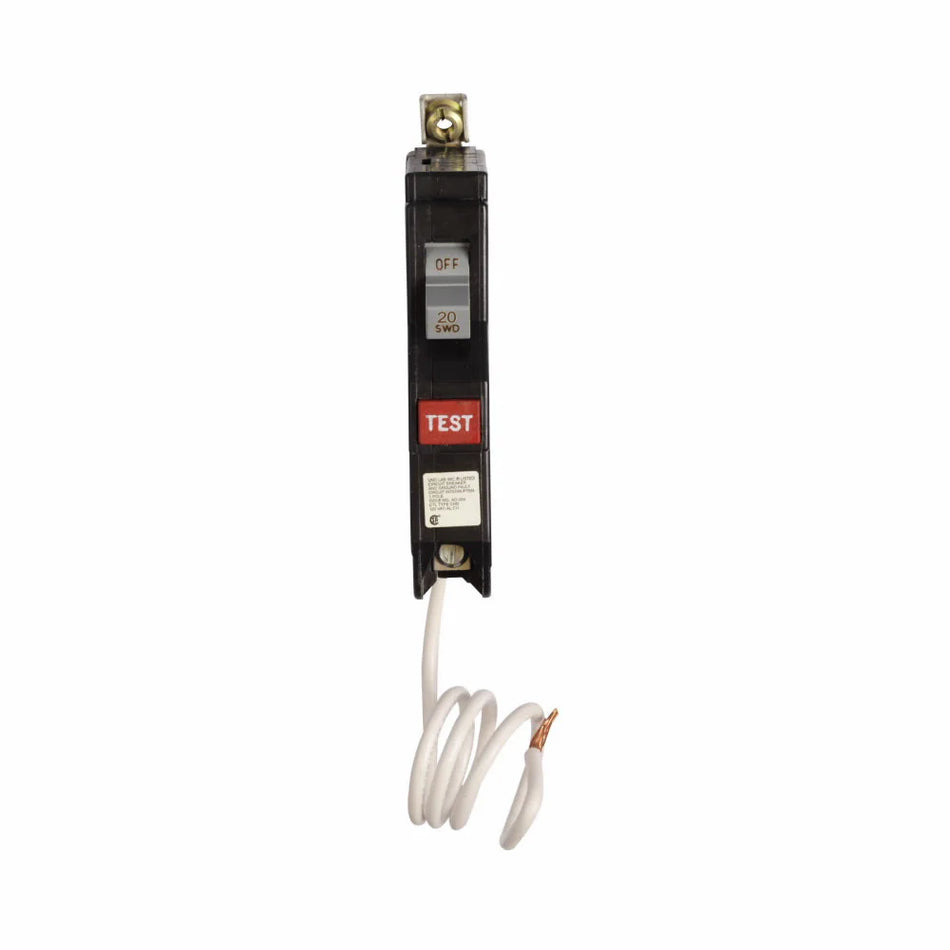 Eaton CHB120GF 20A 1-Pole 120/240V Bolt-On GFCI Circuit Breaker 10kAIC Ground Fault