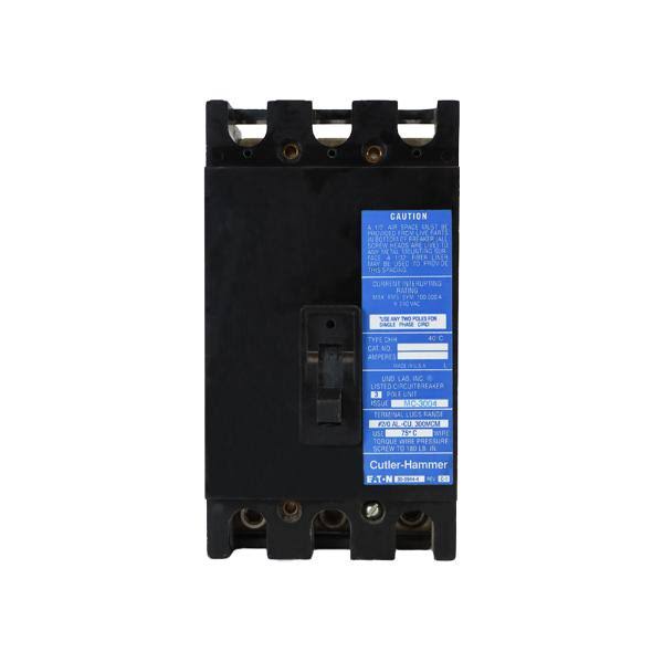 CHH3225 - Cutler Hammer Feed-Thru 240V 225A 3 pole circuit breaker 100kA@240V