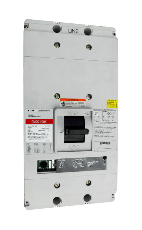 Eaton Cutler Hammer CNDC312T35W 1200A 3 Poles Molded Case Circuit Breaker – Bolt-On Mount – 600VAC
