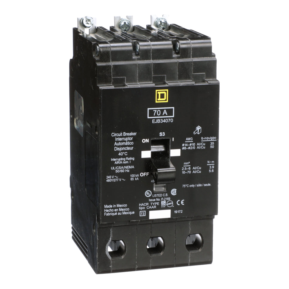 EJB34070 - Square D - Molded Case Circuit Breaker