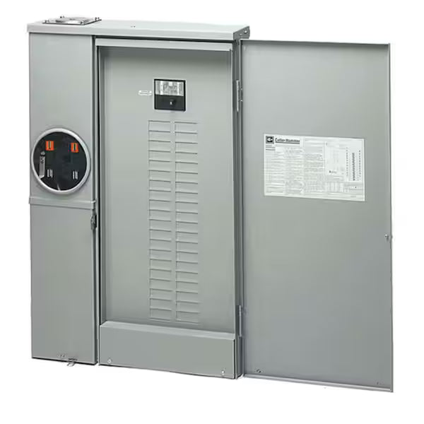 Eaton MBE4040PV200BTS 200A 40 Space 40 Circuit Solar-Ready Meter Breaker Load Center 22kAIC 120/240V NEMA 3R