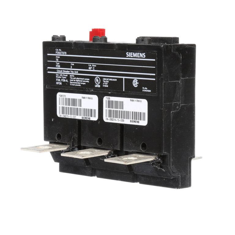 FD63T070 - Siemens - 70 Amp Trip Unit