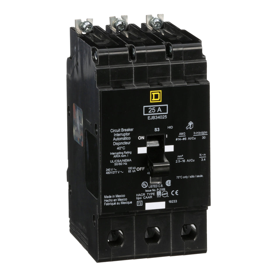EJB34025 - Square D - Molded Case Circuit Breaker