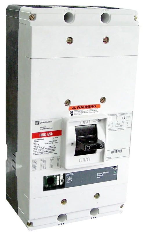 Eaton Cutler Hammer HND312T35W 1200A 3 Poles Molded Case Circuit Breaker – Bolt-On Mount – 600VAC