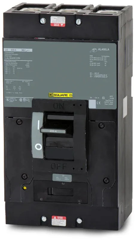 Square D LAL3640022M Motor Circuit Protector – 3 Pole – 400A – Unit Mount – Magnetic Only – Instantaneous Trip