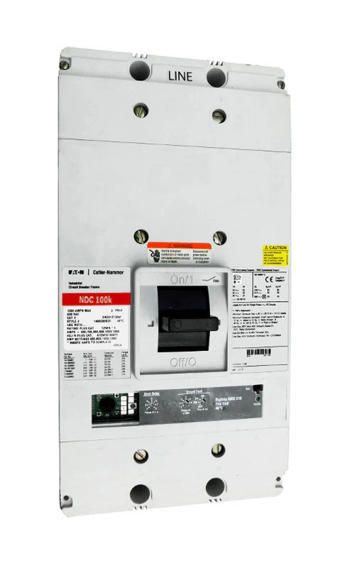 Eaton Cutler Hammer NDC3800T35W 800A 3-Pole Molded Case Circuit Breaker – LSG Trip Unit – Bolt-On – 600VAC