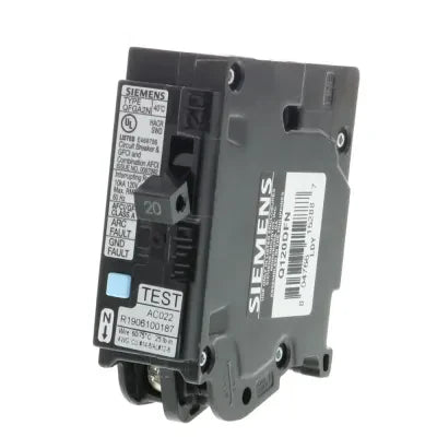 Q120DFN - Siemens Plug-In 120/240V 20A 1 pole circuit breaker 10kA@120V