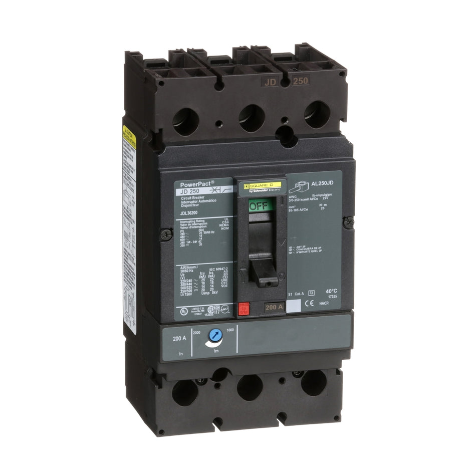 JDL36200 - Square D - Molded Case Circuit Breaker