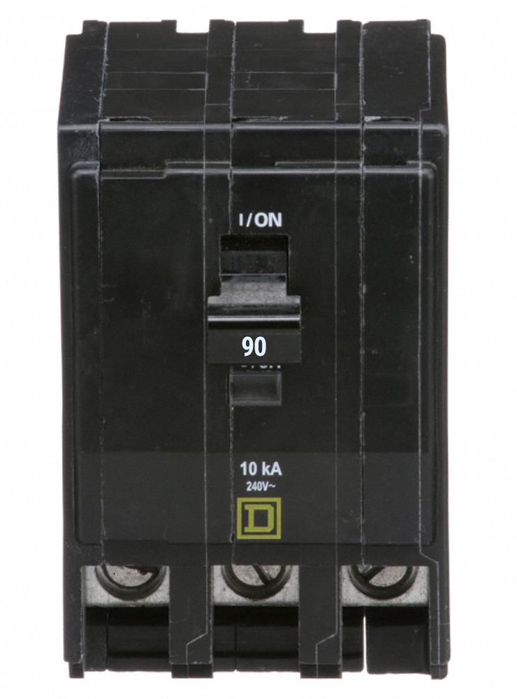 QO390 - Square D - 90 Amp Circuit Breaker