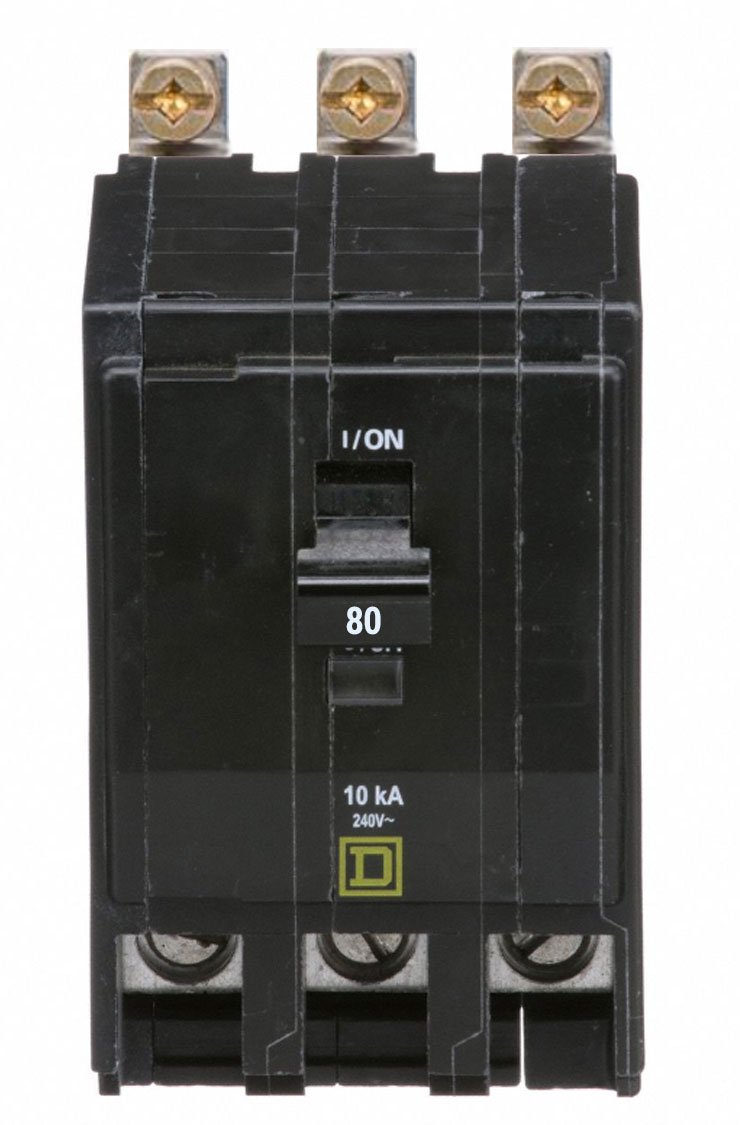QOB380 - Square D - 80 Amp Circuit Breaker