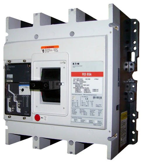 Eaton Cutler-Hammer RDC325T36W 2500A 3-Pole Molded Case Circuit Breaker – Bolt-On – 600V
