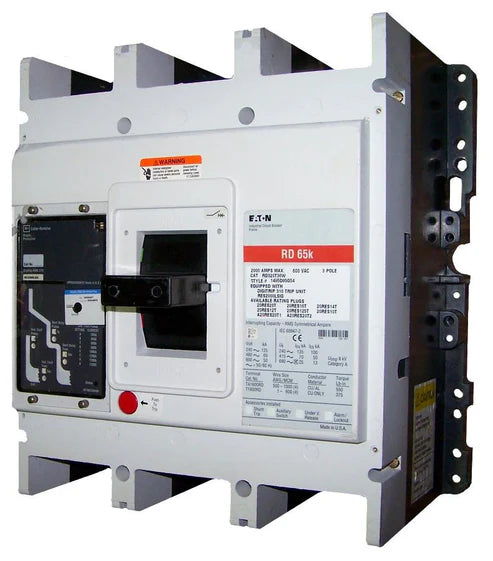 Eaton Cutler-Hammer CRDC320T32W 2000A 3 Pole Molded Case Circuit Breaker – Bolt-On Mount – 600VAC