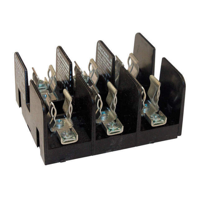 Mersen 60603 60A 3-Pole Class H/K Fuse Block – Box Style – 600VAC/600VDC