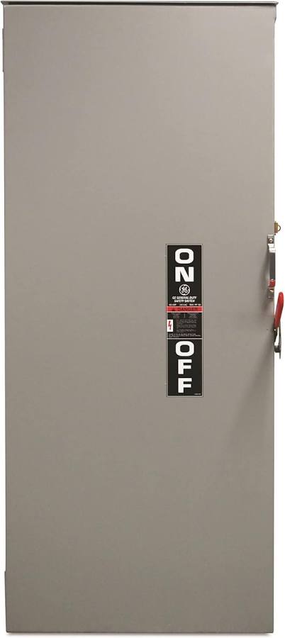GE TG3325 – 400 Amp 3-Pole 240V AC Fusible General Duty Safety Switch – NEMA 1 Indoor