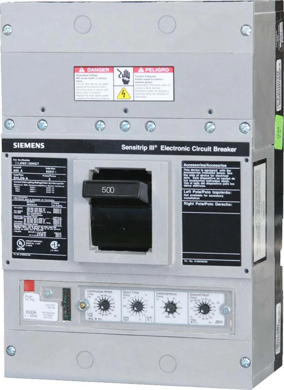SLD69500 - Siemens - 500 Amp Molded Case Circuit Breaker