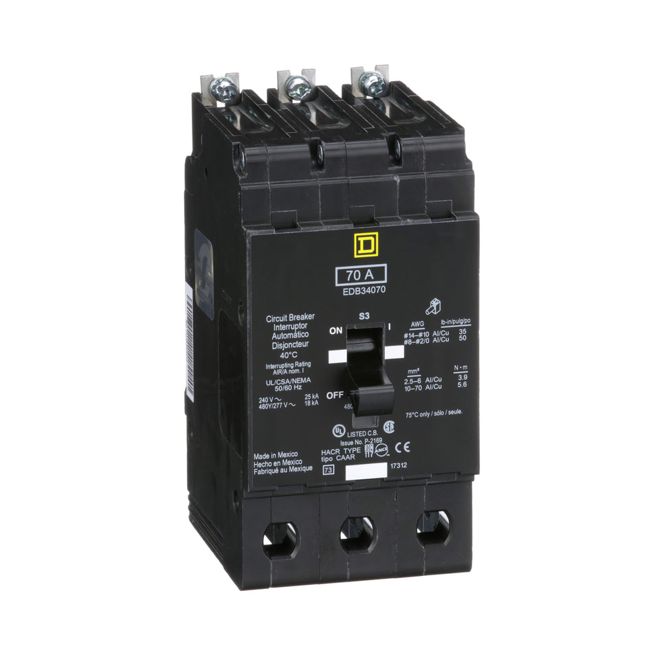 EDB34070 - Square D - Molded Case Circuit Breaker